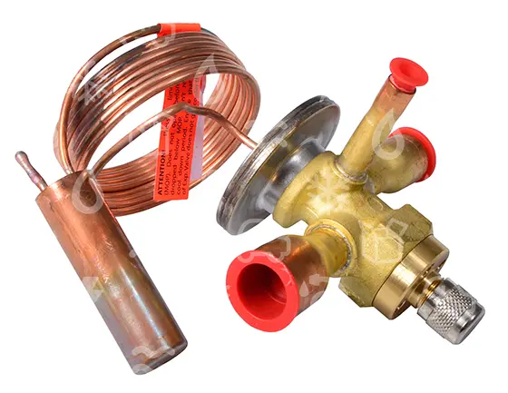 ventil termostat. expanzní ALCO / EMERSON, TIH-M37M, MOP +16 , pro chladiva: R134a, R450A